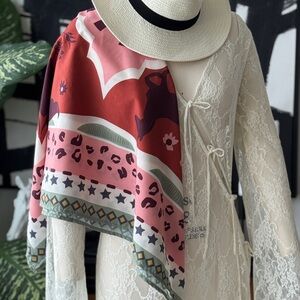 Leore Toronto Patterned Scarf -Limited Edition